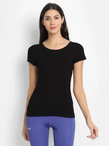 Organic Bamboo Fabric Half Sleeve T-Shirt Black