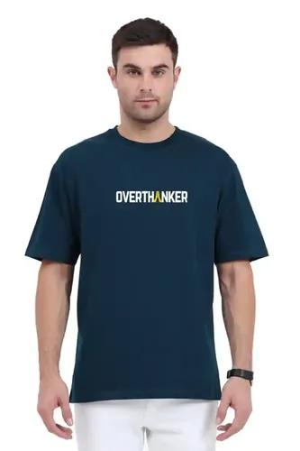 Overthanker - Unisex Oversized T-Shirt - Petrol Blue