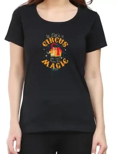 Magic - Women's regular fit Black T-shirt