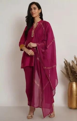 Pink Tunics Kurta Set