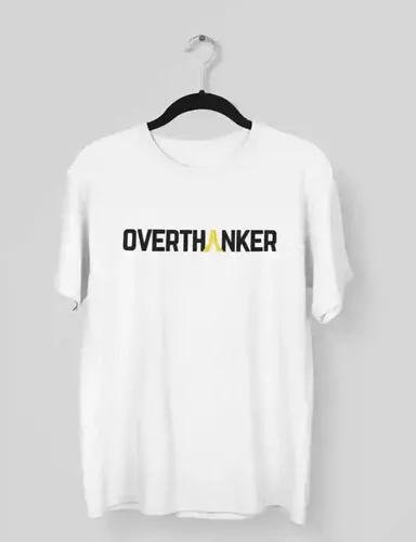 Overthanker - Unisex White Oversized T-Shirt