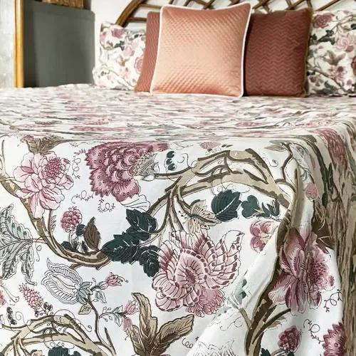 Roset Magic Vines All Over Printed King Sized Bedsheet Set