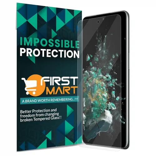 FIRST MART Crystal Clear Tempered Glass for OnePlus 10T 5G and OnePlus 10R 5G (6.7 Inch) Impossible Flexible Fiber Case Friendly Screen Protector | Crystal Clear