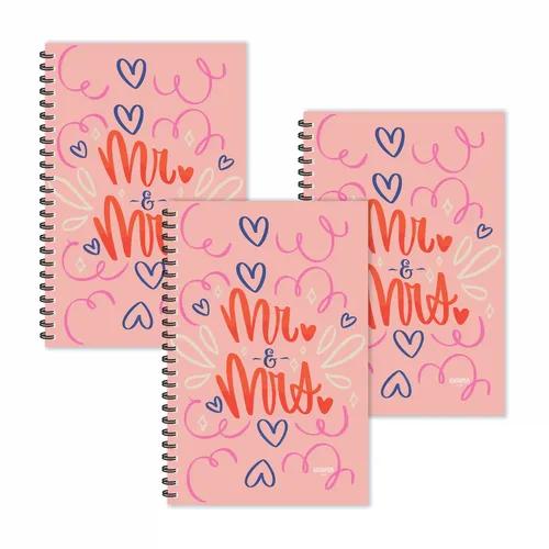 Mr. & Mrs. Ruled Diaries - Pack Of 3