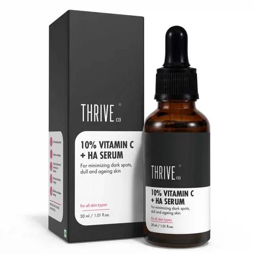 ThriveCo 10% Vitamin C+ Hyaluronic Acid Serum, 30ml