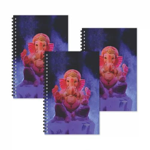 Lord Ganesha Ruled Diaries - Pack Of 3