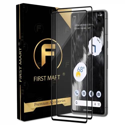 FIRST MART Premium Tempered Glass for Google Pixel 7 5G with Edge to Edge Coverage and Easy Installation Kit, Pack of 2