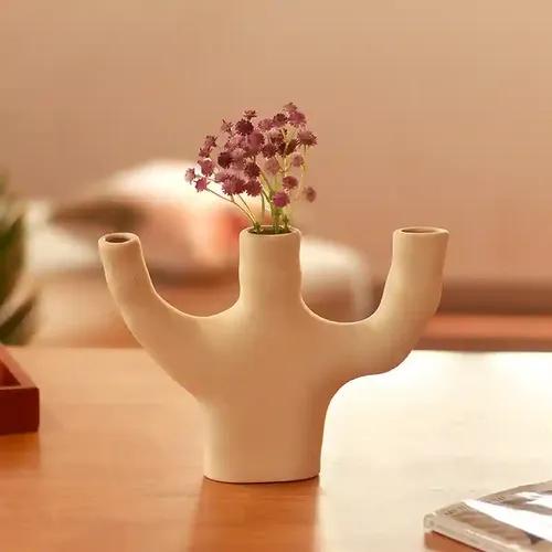 3 Hands Of Candle Holder / Vase