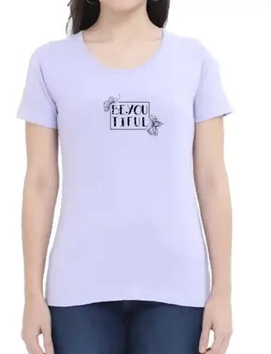 BeYOUtiful - Women's Regular Fit T-shirt - Lavender - XS