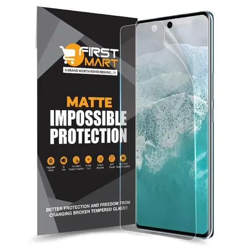 FIRST MART Screen Protector for Vivo V30 Pro 5G - Nano Fiber Unbreakable Membrane Case Friendly Full Edge to Edge Screen Coverage & Installation Kit (Matte)