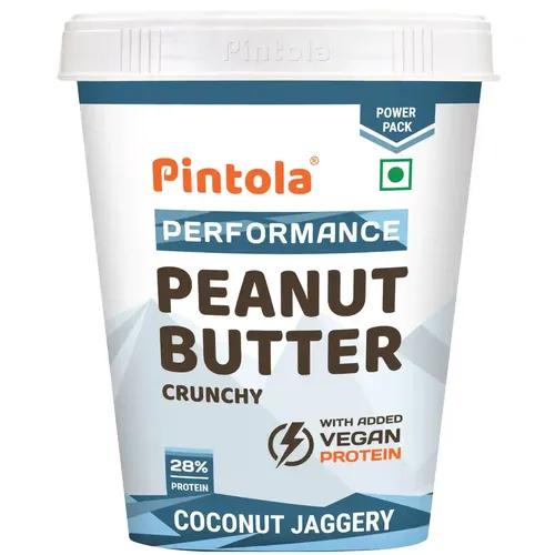 Pintola Coconut Jaggery Performance Series Peanut Butter (Crunchy) - 510g