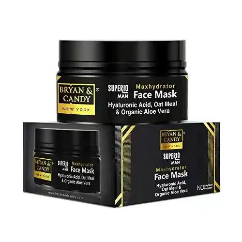 Bryan & Candy New York Superio Man Maxhydrator Face Mask with Hyaluronic Acid, Oat Meal & Organic Aloe Vera (100 gm)