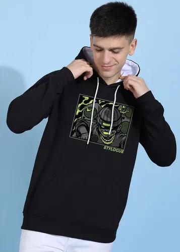 ELBATROSS  Full Sleeve  Hooded Sweatshirt (M)