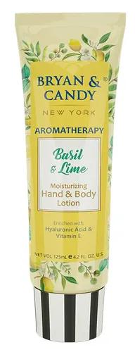 Bryan & Candy Basil & Lime Hand and Body Lotion with Shea and Aloe Vera for Smooth, Moisturized Skin (125ml)