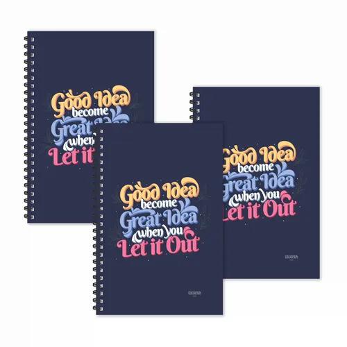 Good Idea | Great Idea Motivational Ruled Diaries - Pack Of 3