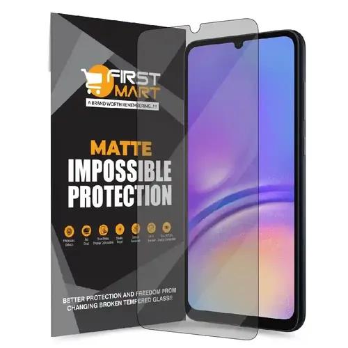 FIRST MART Screen Protector for Samsung Galaxy A05- Impossible Fiber Case Friendly Screen Protection & Installation Kit (Matte)