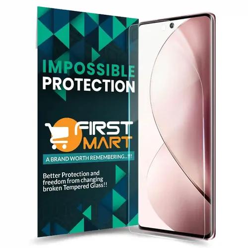 FIRST MART Screen Protector for Vivo V29 5G - Nano Fiber Unbreakable Membrane Case Friendly Full Edge to Edge Screen Coverage & Installation Kit (Crystal Clear)