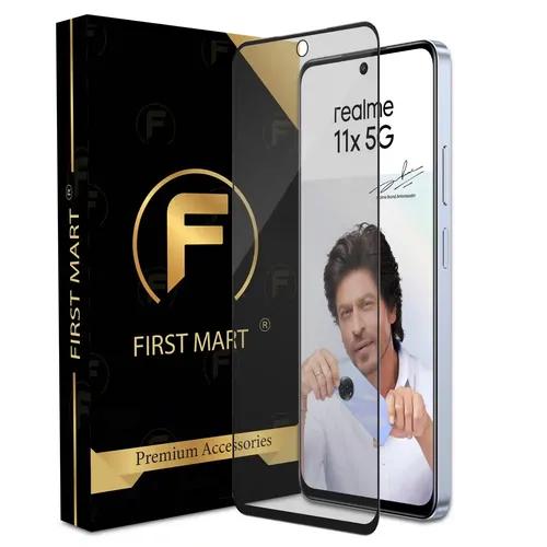 FIRST MART Matte Tempered Glass for Realme 11X 5G / Realme 11 / Nord CE 3 5G with Edge to Edge Coverage and Easy Installation Kit, Pack of 1, Matte Finish